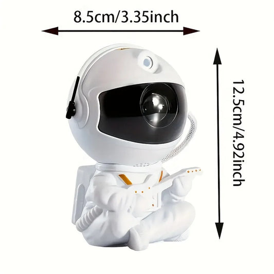 Proyector Galaxia Astronauta – Lámpara Estelar con Nebulosa, Control Remoto y Giro 360°