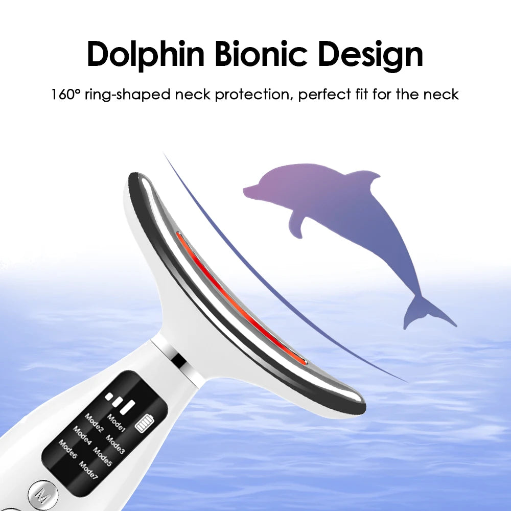 Lifting Facial & Cuello | Masajeador Reafirmante con Vibración para Cuidado Personal en Casa