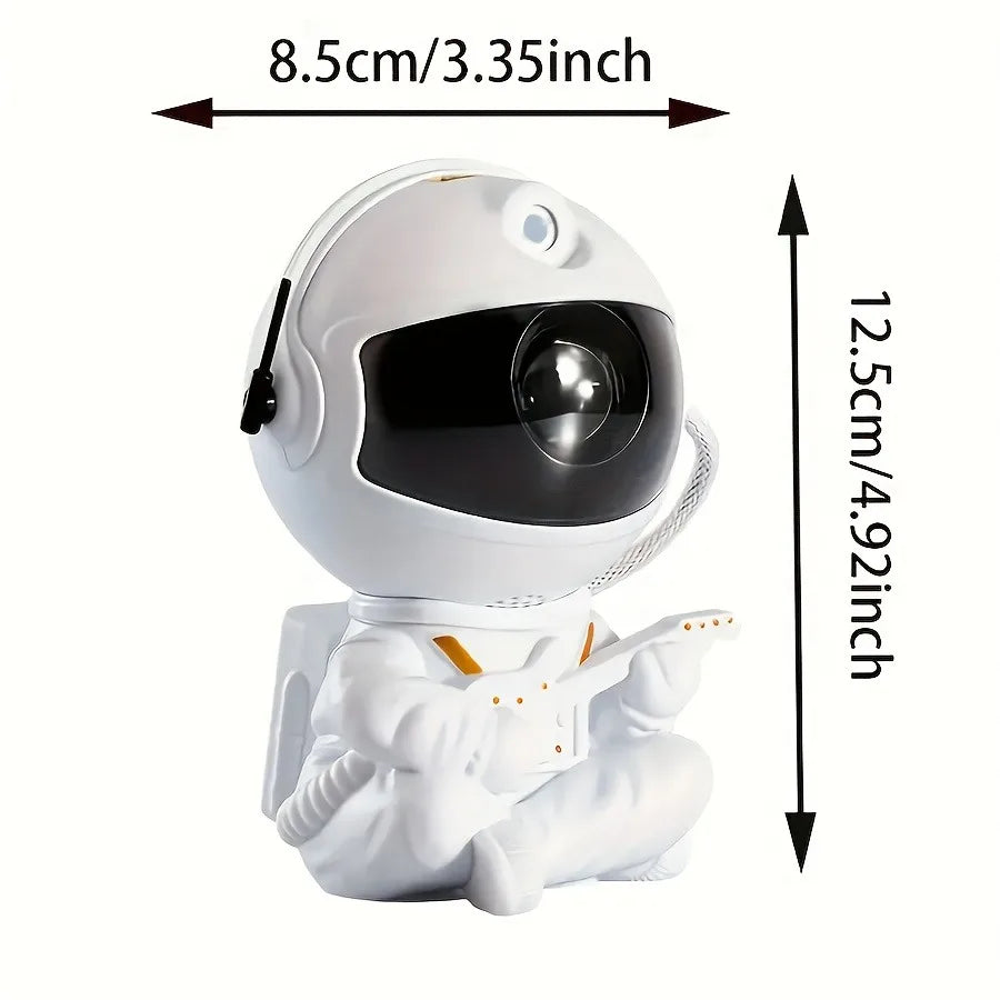 Proyector Galaxia Astronauta – Lámpara Estelar con Nebulosa, Control Remoto y Giro 360°